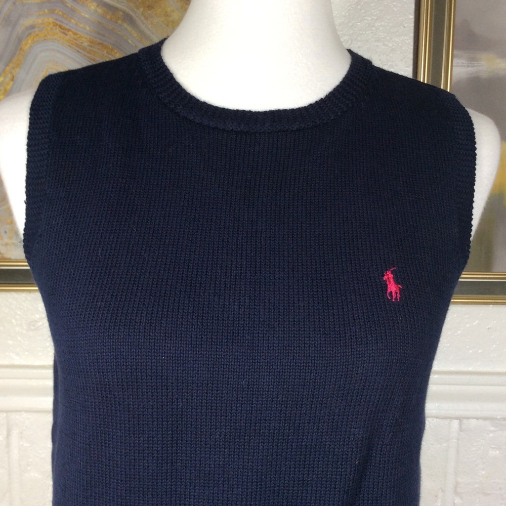 Ralph Lauren Golf Knit Cable Sweater Vest - Picture 2 of 8